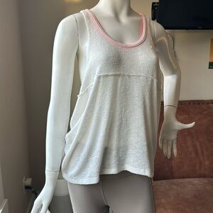 Free People Knit Sheer Oversized Tank